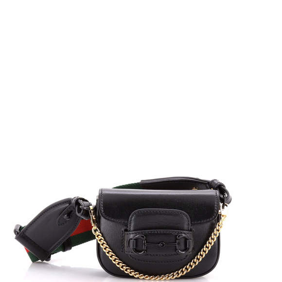 Gucci Horsebit 1955 Flap Wallet with Strap Leather - Picture 1 of 5